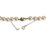 Collier d'occasion or 750 jaune perle de culture du japon - vue 3