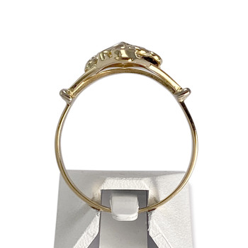 Bague d'occasion or 750 jaune saphir rubis zirconias