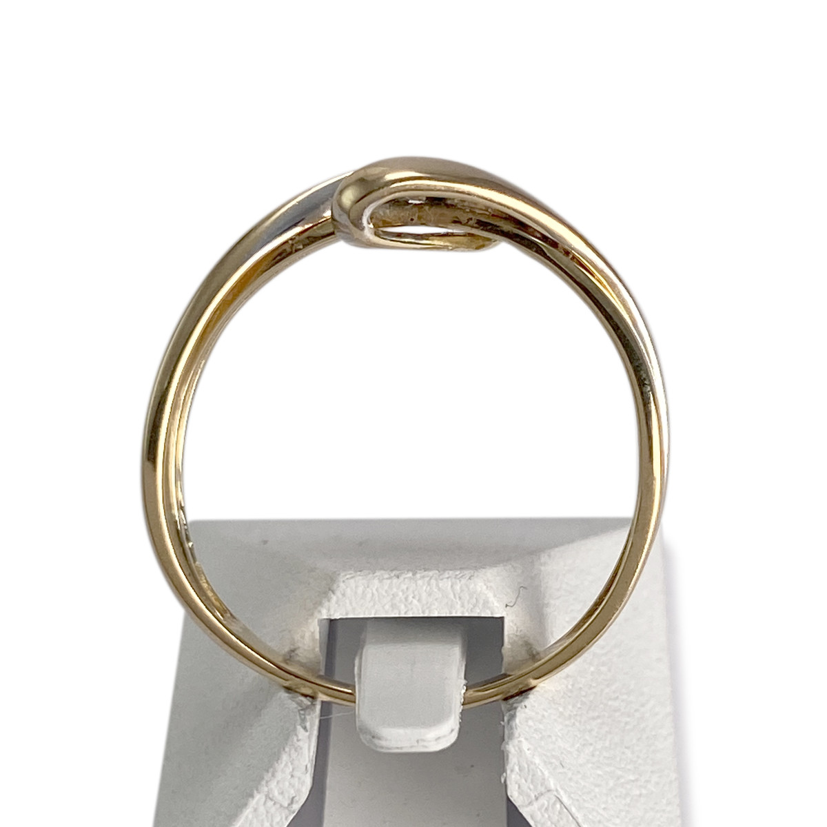 Bague d'occasion or 750 2 tons diamant - vue 3