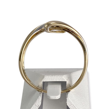 Bague d'occasion or 750 2 tons diamant