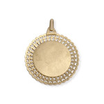 Médaille vierge d'occasion or 750 jaune - vue 2