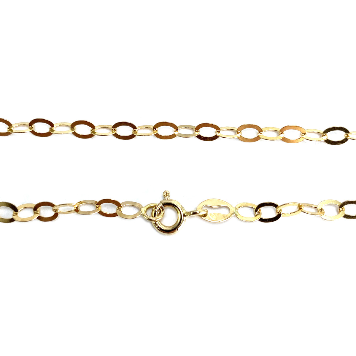 Collier d'occasion or 750 jaune maille fantaisie nacre - vue 3