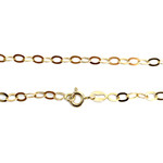 Collier d'occasion or 750 jaune maille fantaisie nacre - vue 3