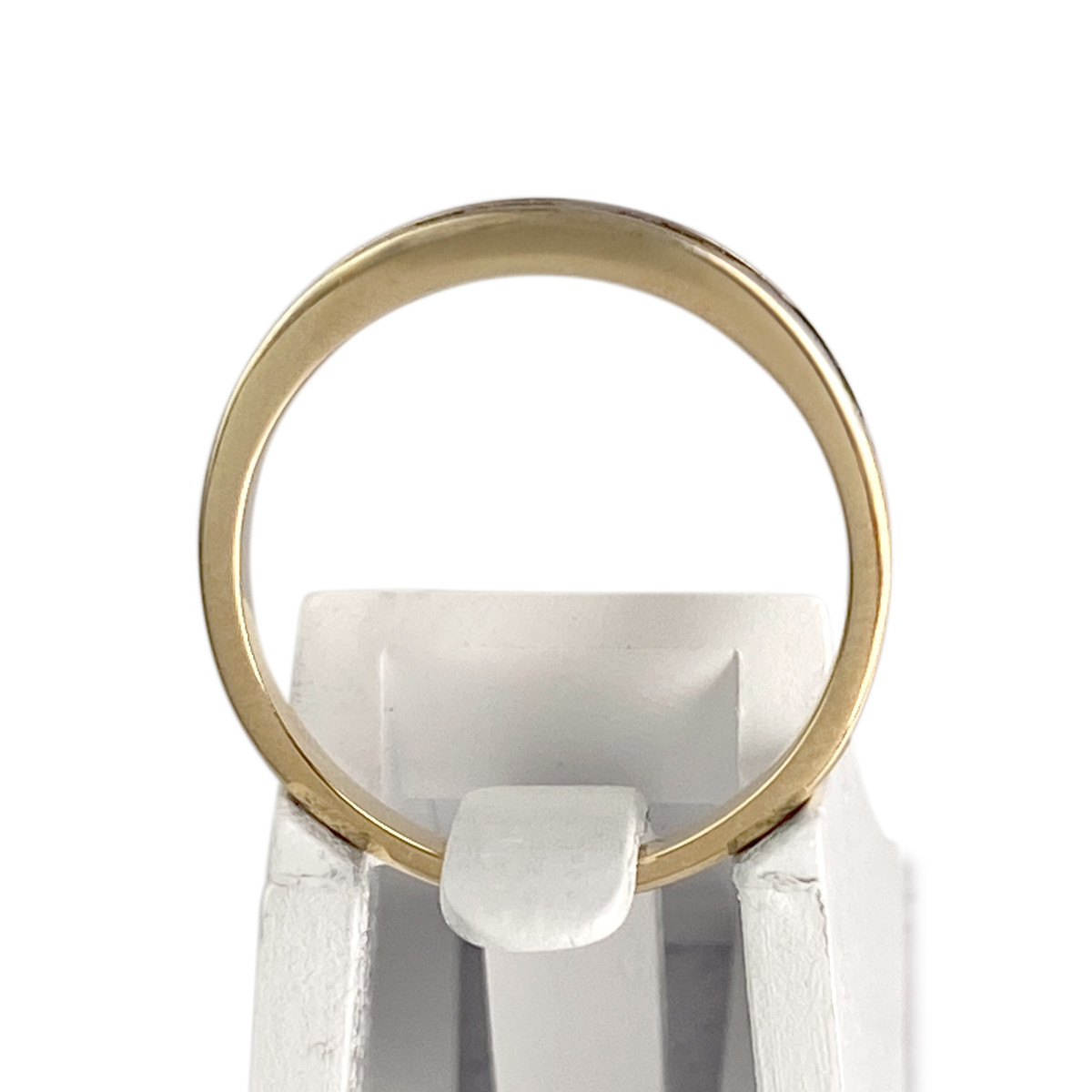 Bague d'occasion or 750 jaune diamants - vue 3