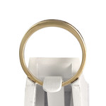 Bague d'occasion or 750 jaune diamants - vue 3