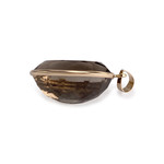 Pendentif d'occasion or 750 jaune quartz fumé - vue 3