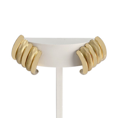 Boucles d'oreilles d'occasion or 750 jaune