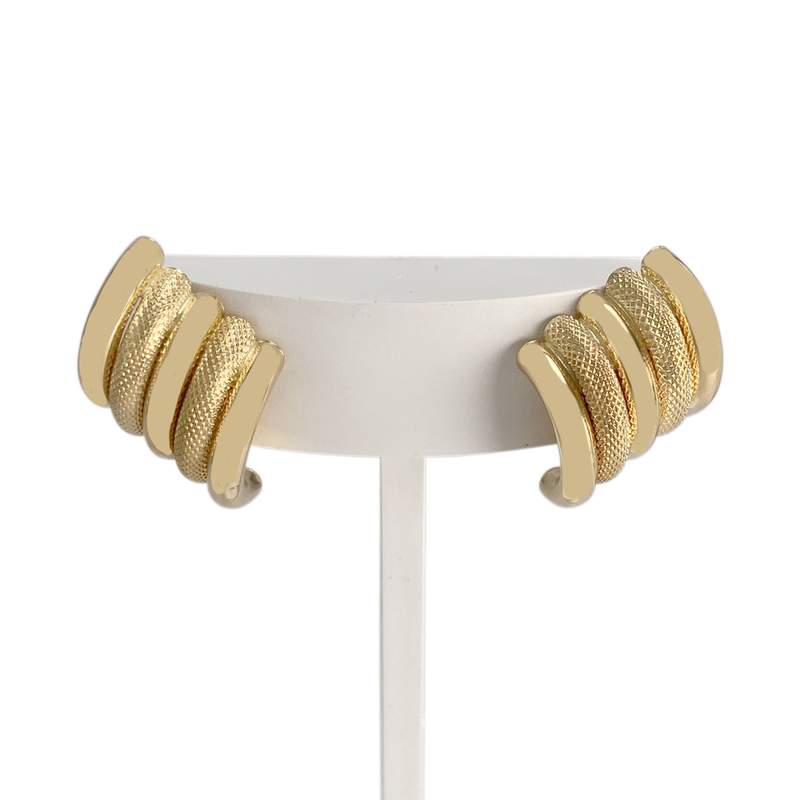 Boucles d'oreilles d'occasion or 750 jaune - vue 1