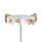 Boucles d'oreilles d'occasion or 750 jaune - vue 3