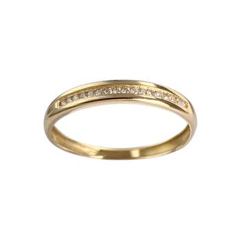Bague d'occasion or 750 jaune diamants