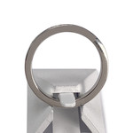 Bague d'occasion or 750 blanc diamants - vue 3