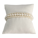 Bracelet d'occasion or 375 jaune maille perles de culture de Chine - vue 1