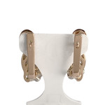 Boucles d'oreilles d'occasion 2 ors 585 diamants et zirconias - vue 3