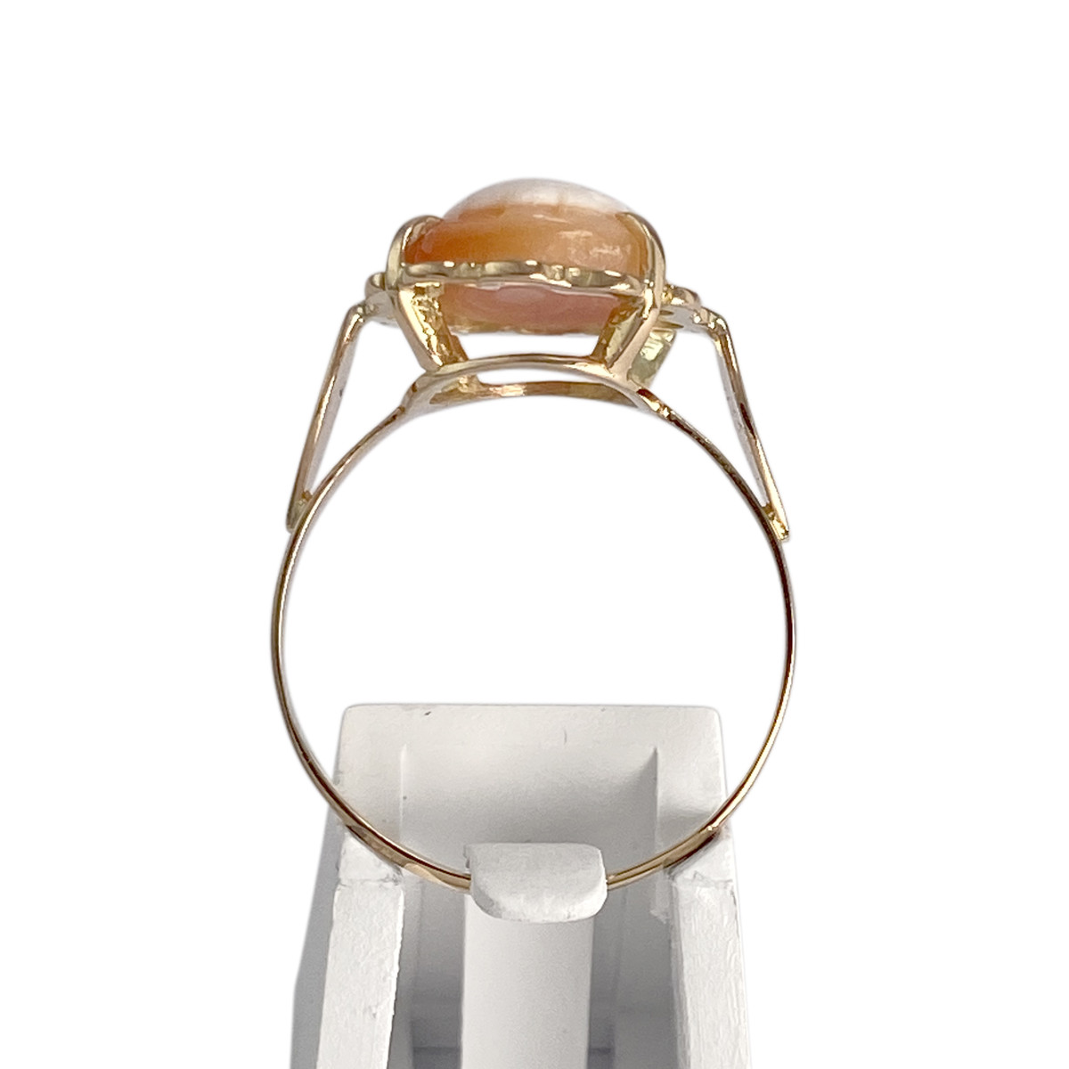 Bague d'occasion or 750 jaune camée - vue 3