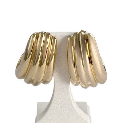 Boucles d'oreilles d'occasion or 750 jaune - vue 1
