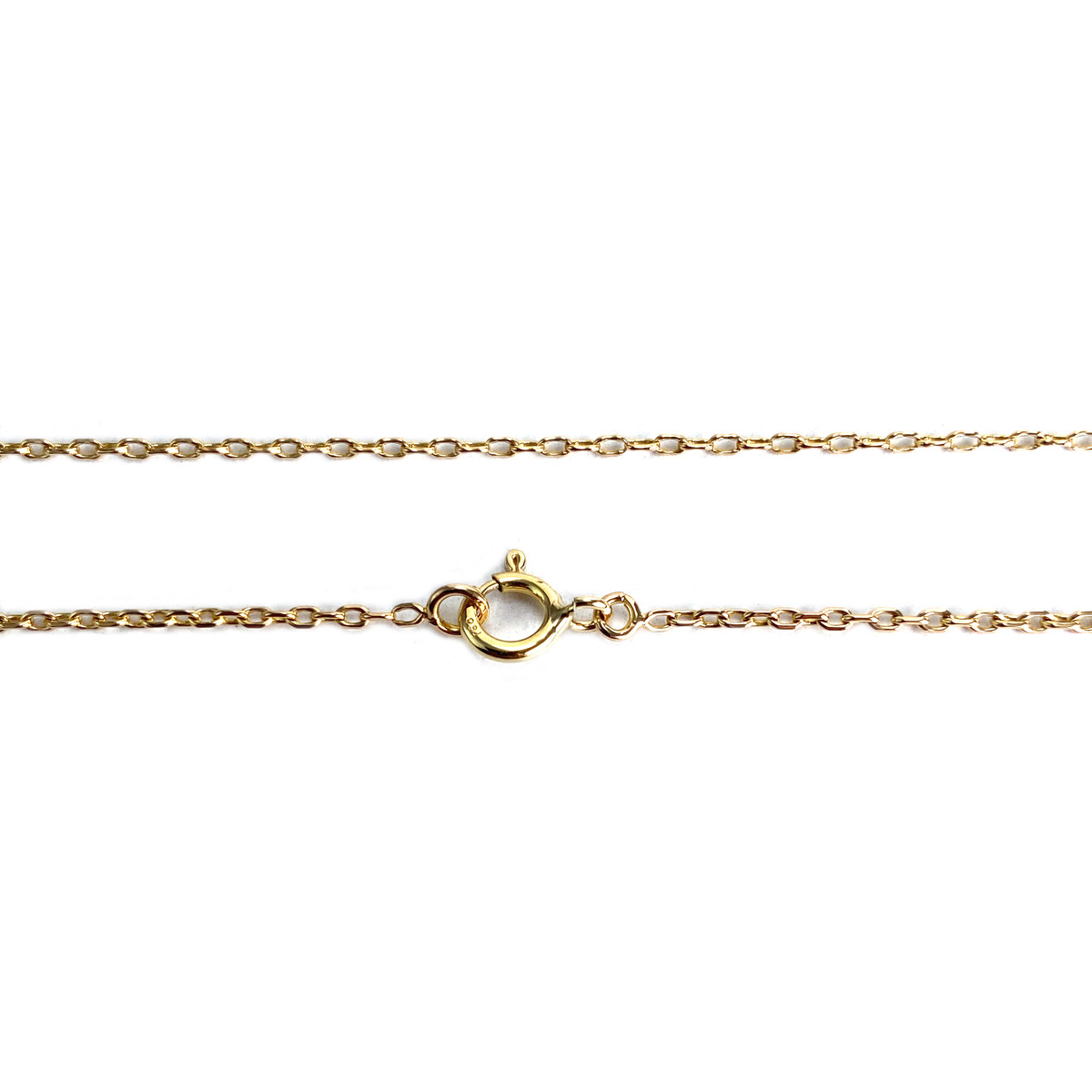 Tweedehands ketting van 750 geelgoud met forcat-schakels, 52,5 cm - afbeelding 3