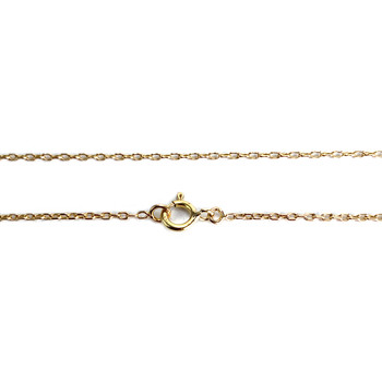 Second-hand chain 750 yellow gold forcat link
