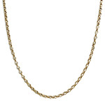 Chaîne d'occasion or 750 jaune maille cerclée - vue 1