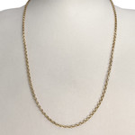 Chaîne d'occasion or 750 jaune maille cerclée - vue 2