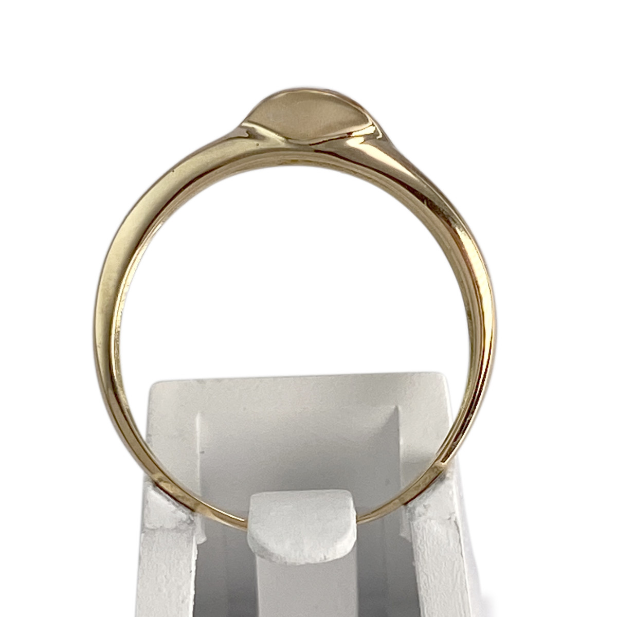 Tweedehands goud 750 gele robijn ring - bekijk 3