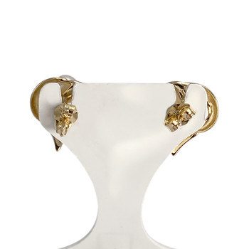 Boucles d'oreilles d'occasion  or 750 2 tons perles de culture