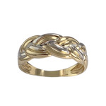 Bague d'occasion or 750 deux tons - vue 1