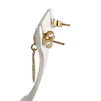 Boucles d'oreilles d'occasion or 750 jaune
