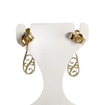 Boucles d'oreilles d'occasion or 750 jaune