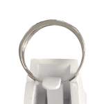 Bague d'occasion or 375 blanc diamants et diamants noir - vue 3