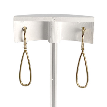 Boucles d'oreilles d'occasion 2 ors 750 diamants