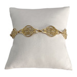 Bracelet d'occasion or 750 jaune filigranes - vue 1