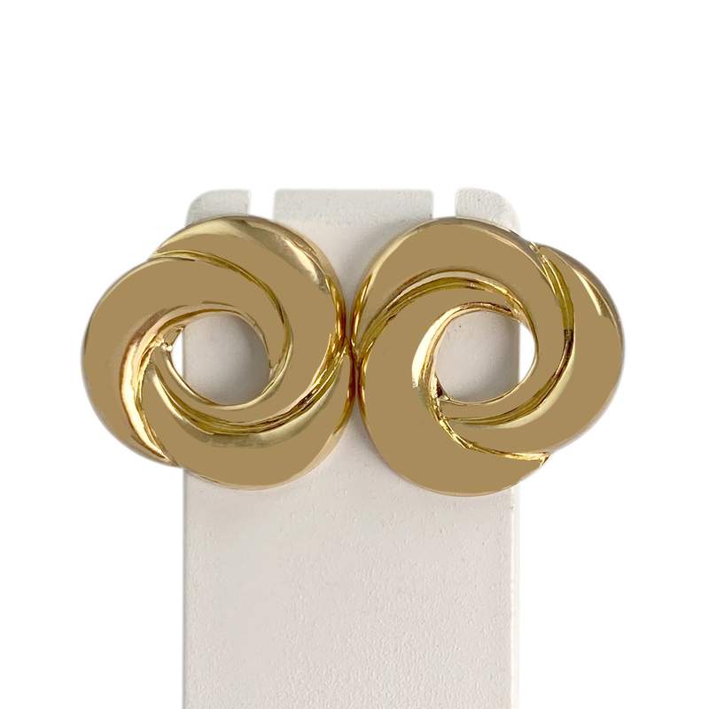 Boucles d'oreilles d'occasion or 750 jaune - vue 1