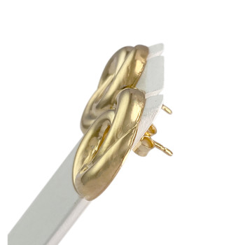 Tweedehands oorbellen in 750 geel goud