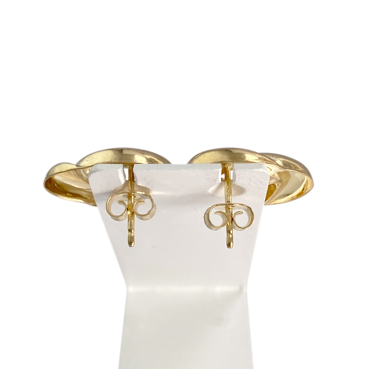 Boucles d'oreilles d'occasion or 750 jaune - vue 3
