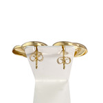 Boucles d'oreilles d'occasion or 750 jaune - vue 3