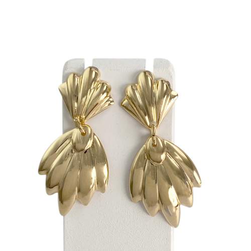 Boucles d'oreilles d'occasion or 750 jaune