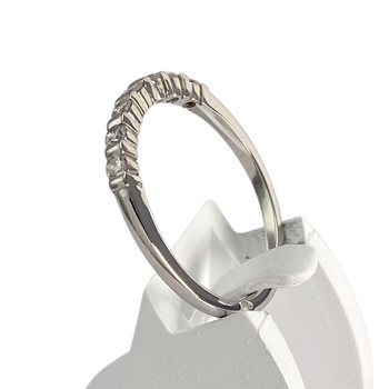 Bague d'occasion or 750 blanc diamants