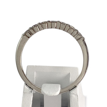 Bague d'occasion or 750 blanc diamants