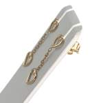 Boucles d'oreilles d'occasion or 750 jaune coeur - vue 2