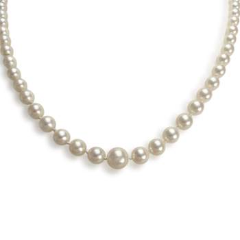Collier d'occasion or 750 jaune perle de culture 42cm