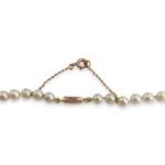 Tweedehands ketting van 750 geelgoud met gekweekte parel, 42 cm - afbeelding 3