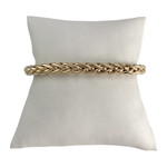 Bracelet d'occasion or 750 jaune maille palmier - vue 1
