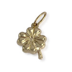 Pendentif d'occasion or 750 jaune tréflle - vue 2