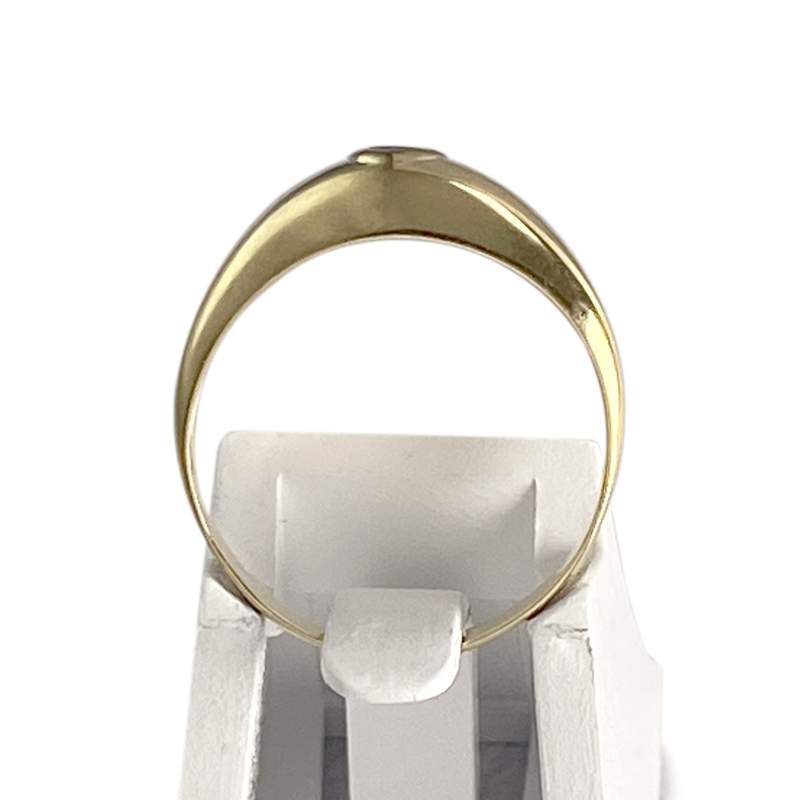 Bague d'occasion or 750 2 tons diamant - vue 3