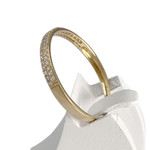Bague d'occasion or 750 jaune diamants - vue 2