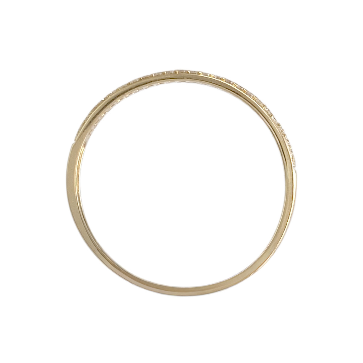 Bague d'occasion or 750 jaune diamants - vue 3