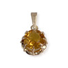 Pendentif d'occasion or 750 jaune citrine - vue V1