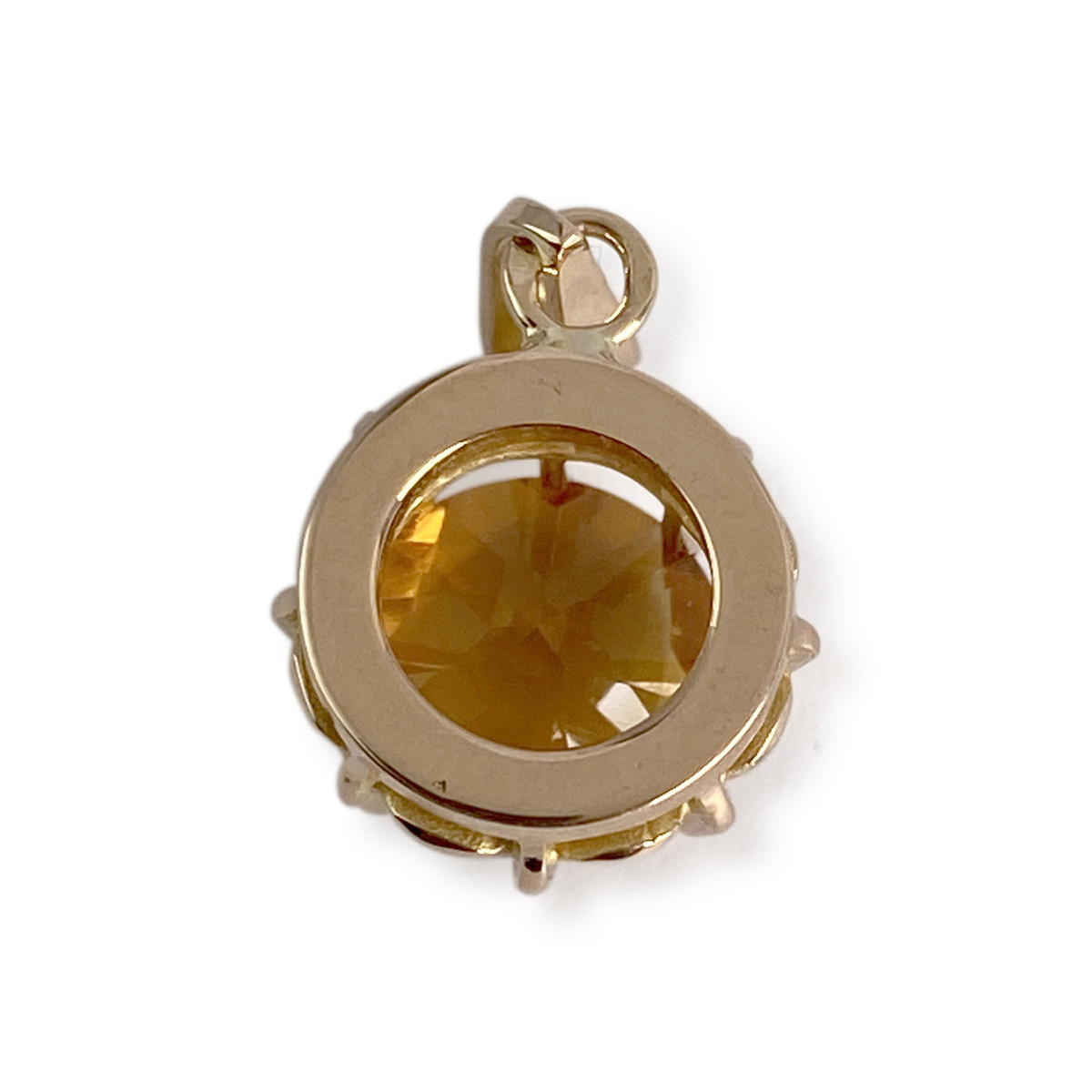 Pendentif d'occasion or 750 jaune citrine - vue 2