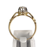 Solitaire d'occasion 2 ors 750 diamants - vue 3