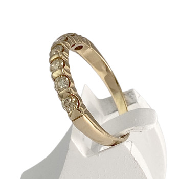 Bague d'occasion or 750 jaune diamants